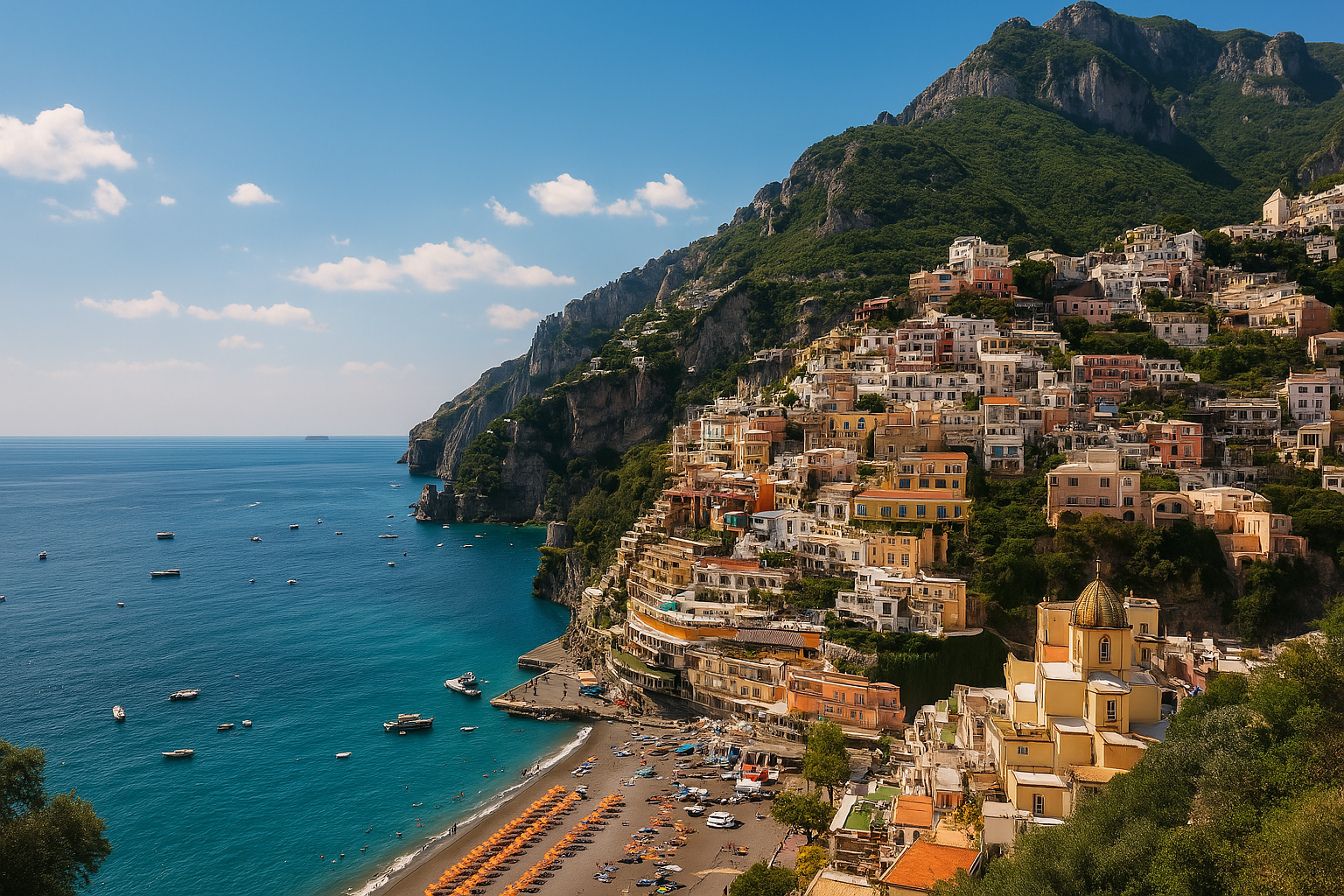 Collage of global travel destinations including Amalfi Coast, Kyoto, Reykjavik, and Marrakech